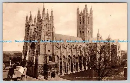 R738182 Canterbury Cathedral S W View Tuck Photogravure 2079