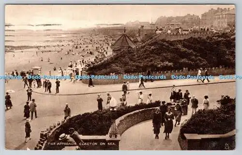 R738185 Clacton on Sea Pier Approach Tuck Photogravure No 2074 1928