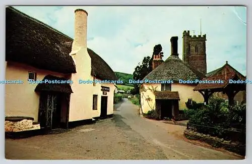 R740309 Luccombe Exmoor Cottages Plastichrome von Colourpicture H A Summers