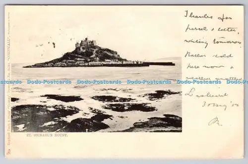 R738192 St Michael Mount Tuck County No 2096 Cornwall 1902