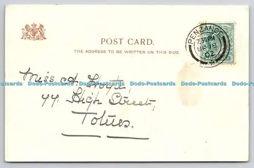 R738193 The Gurnard Head Tuck County Nr. 2092 Cornwall PM Penzance 1902