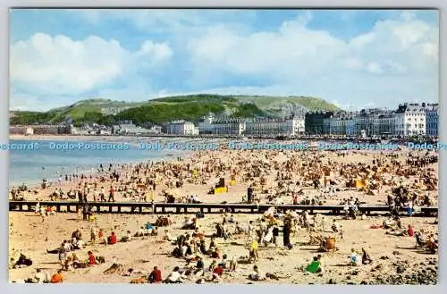 R738198 Llandudno Der Strand und die Promenade