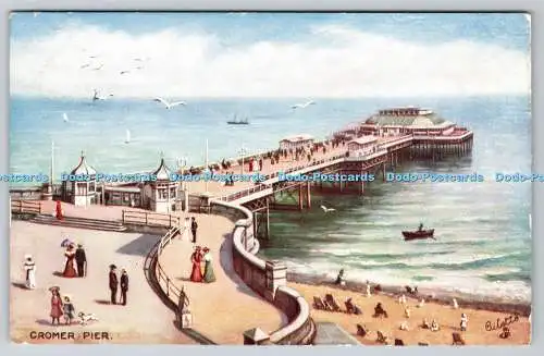 R738267 Cromer Pier Tuck Oilette 7549 1907