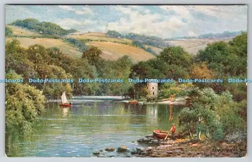 R740387 River Dart Old Mill Creek Tuck Oilette No 3024 A De Breanski