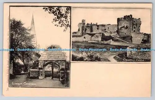 R740392 Llandaff Cathedral Caerphilly Castle Tuck County No 3165 Multi View