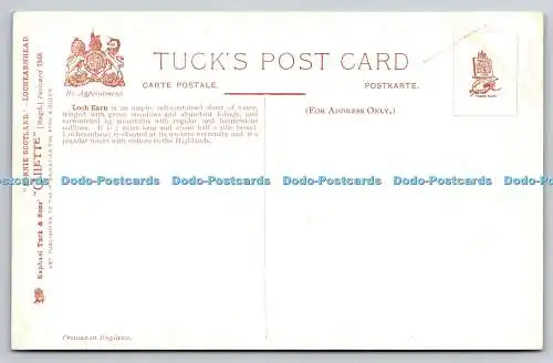 R738274 Loch Earn Side Tuck Oilette Bonnie Scotland Lochearnhead 7548