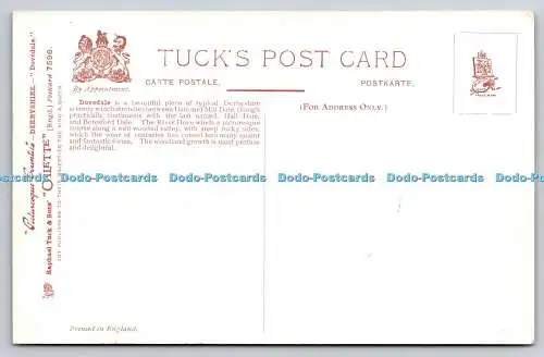 R738290 Eingang zur Dovedale Tuck Oilette malerische Grafschaften Derbyshire 7596