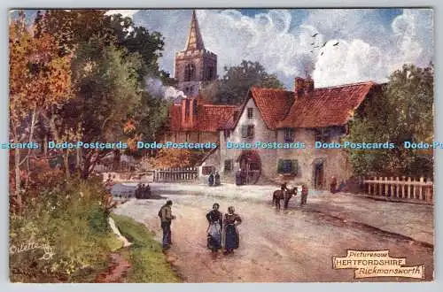 R738300 Rickmansworth Picturesque Hertfordshire Tuck Oilette Picturesque Countie