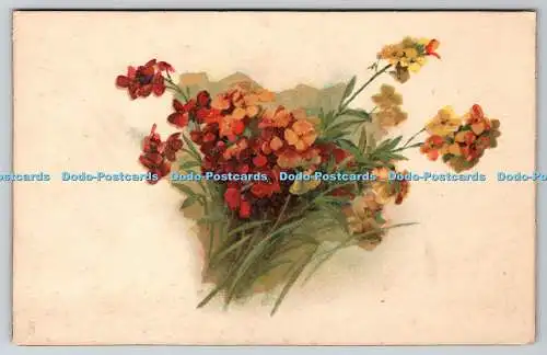 R740428 The Time of Flowers Tuck Post Card Series No 8648