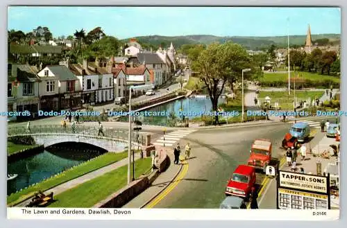 R738346 Dawlish Devon The Lawn and Gardens E T W Dennis PM Exeter District 1974