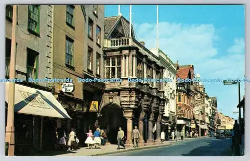 R738349 Exeter Guildhall und High Street Plastichrome von Colourpicture Norwich N