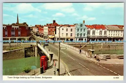 R738369 Bridgwater Town Bridge Blick nach oben in die Vorstraße E T W Dennis Scarborough