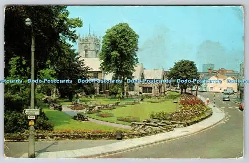 R740506 Wisbech Peterskirche und Gärten Photo Precision 1974