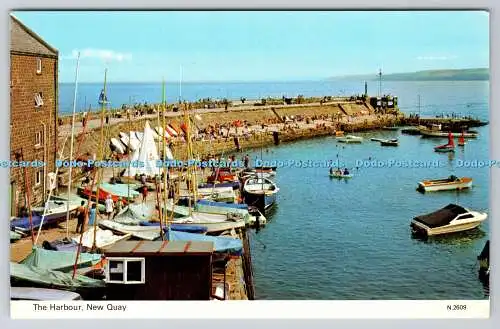 R740515 New Quay The Harbour E T W Dennis Scarborough