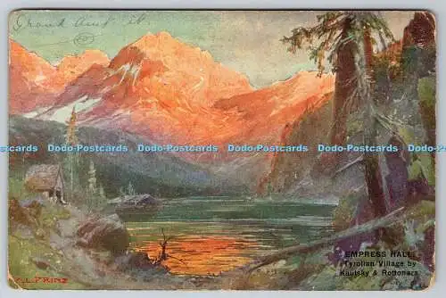 R738467 Kaiserin Hall Tiroler Dorf K L Prinz Frederic Jasper PM London 1906