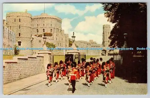 R740602 Winsor Castle Band of the Scots Guards Castle Hill J Salmon Sevenoaks