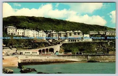 R740613 I W Ventnor The Eastern Esplanade Cascade and Winter Gardens With St Bon