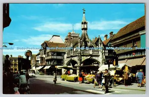 R739002 Salisbury Poultry Cross and Silver Street Printed in Great Britain