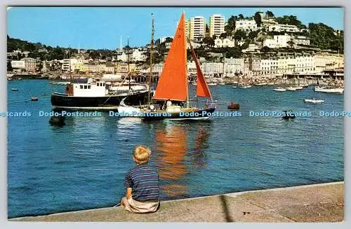 R740664 Torquay Harbour Jarrold Norwich England