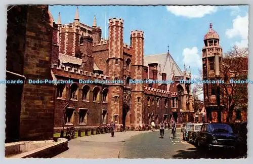 R740671 Cambridge St John College Main Gate Die fotografische Grußkarte Natur