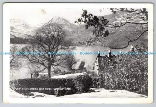 R739045 Blick auf Loch Lomond hinter Inversnaid Hotel MM