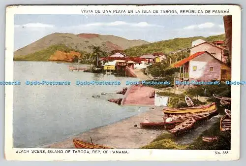 R739046 Island of Taboga Rep Of Panama Beach Scene I L M