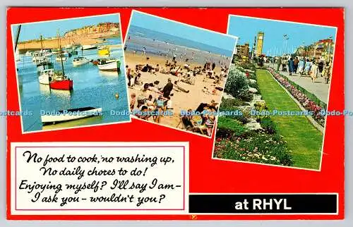 R739101 At Rhyl The Beach Bamforth Holmfirth Yorkshire Color Gloss View Series M