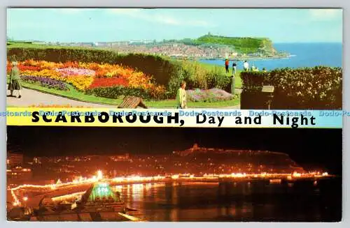 R739104 Scarborough Day and Night Gardens and South Bay E T W Dennis Multi View