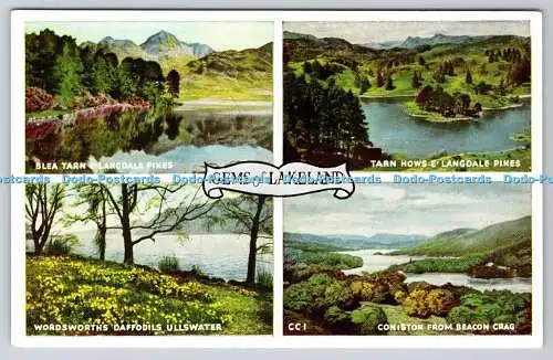 R739109 Gems of Lakeland Blea Tarn and Langdale Pikes H Webster Helvellyn House