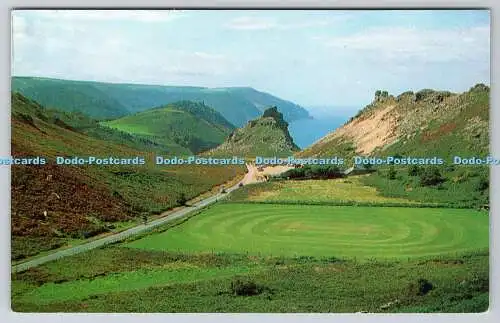 R740745 Lynton Valley of the Rocks Plastichrome von Colourpicture H A Summers