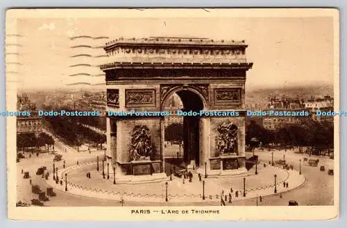 R739118 Paris L Arc de Triomphe 1936