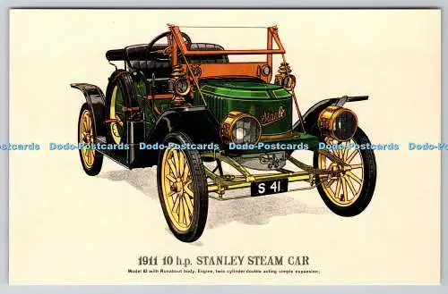 R740794 1911 10 h p Stanley Steam Car Fine Art Lithograph Prescott Pickup