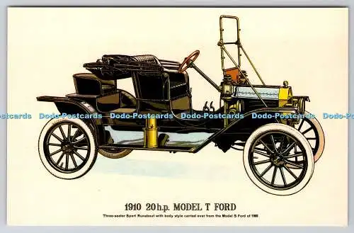 R740795 1910 20h p Model T Ford Fine Art Lithographie Prescott Pickup