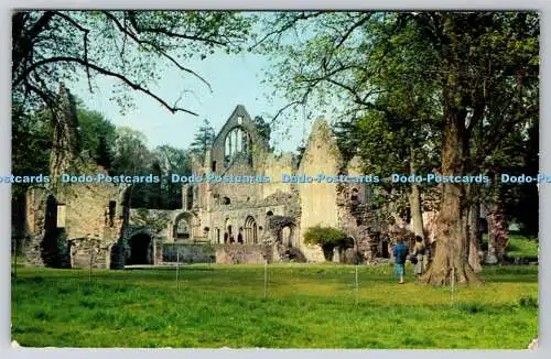 R739166 Berwickshire Dryburgh Dryburgh Abbey E T W Dennis Scarborough PM Edinbur