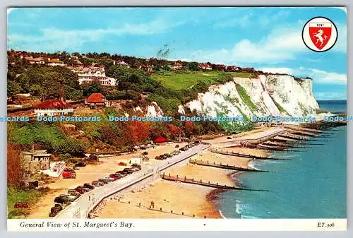 R740819 Gesamtansicht von St Margaret Bay Elgate Postkarten PM Dover Kent