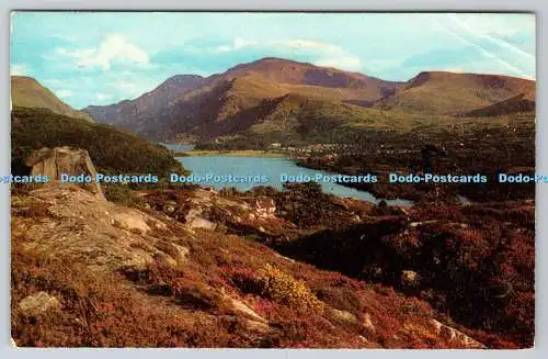 R739205 Snowdon und Llyn Padarn von Fachwen J Salmon Sevenoaks PM Llandudno Gwy