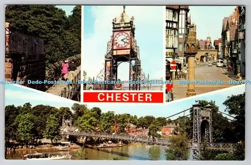 R739210 Chester City Walls The Clock E T W Dennis Scarborough Multi View