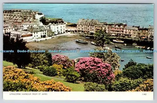 R740878 Ilfracombe Harbour From St James Jarrold Norwich England RP