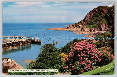 R740882 Ilfracombe Außenhafen von St James Park Taw Valley Großhandel PM Chri