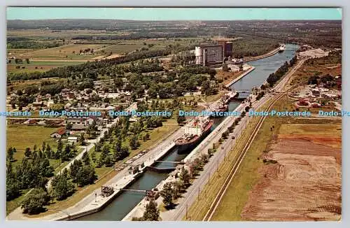 R739250 Ontario Kanada Die längste Schleuse der Welt am Welland Ship Canal a