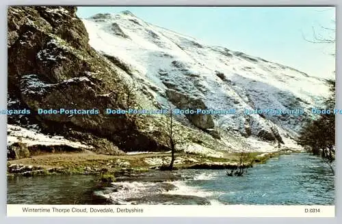 R740896 Dovedale Derbyshire Wintertime Thorpe Cloud E T W Dennis Scarborough