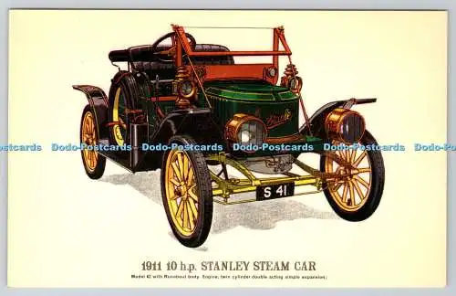 R739263 1911 10 h p Stanley Steam Car Fine Art Lithograph Prescott Pickup