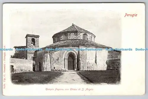 R739291 Perugia Tempio Pagano Ora Chiesa di S Angelo Stich Tip G Donnini