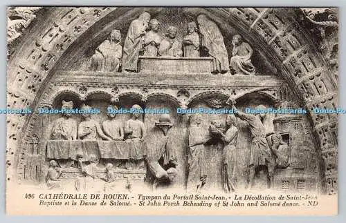 R739298 Cathedrale de Rouen St John Veranda Enthauptung des St. John and Salome Tanzes