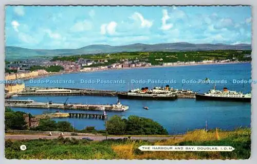 R739325 I O M Douglas The Harbour and Bay Bamforth Holmfirth Yorkshire Farbe Glo