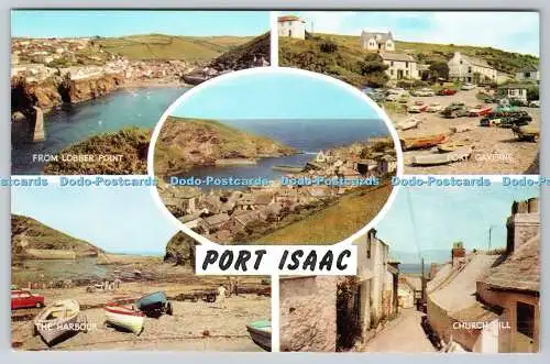 R739382 Port Isaac The Harbour J Salmon Sevenoaks 1983 Multi View