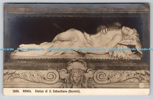 R741522 Roma Statua di Sebastiano Bernini N P G