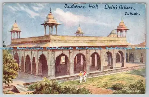 R741551 Delhi Palace Audience Hall Outside Raphael Tuck and Sons Oilette Wide Wi