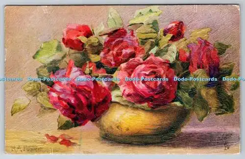 R741614 Die Zeit der Rosen Raphael Tuck und Söhne Oilette Postkarte Nr 3364 R A Fos