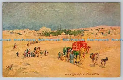 R741633 Die Pilgerreise nach Abu Seri A Helwan Malerisches Ägypten Raphael Tuck und S